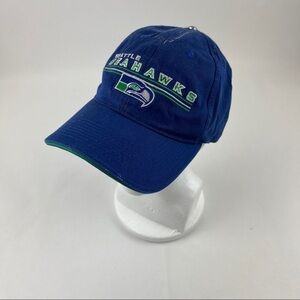DP Drew Pearson Hat Mens Blue Seattle Seahawks Adjustable